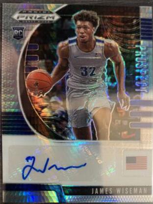 James Wiseman [Hyper Prizm] #PA-JW