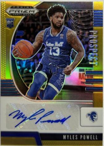 Myles Powell [Gold Prizm] #PA-MY