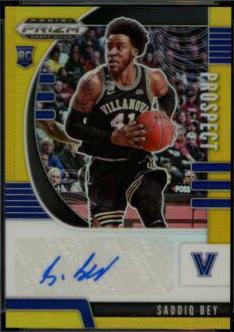 Saddiq Bey [Gold Prizm] #PA-SB