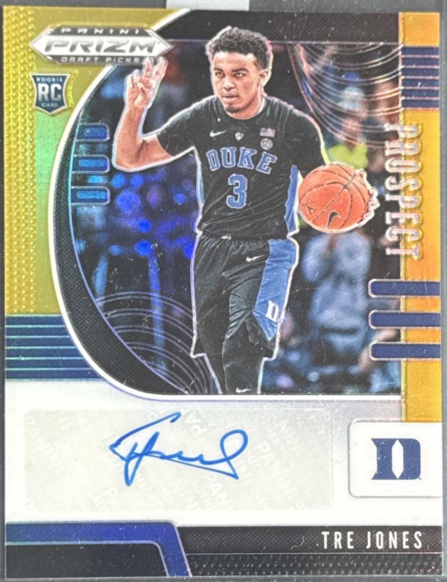 Tre Jones [Black Gold] #PA-TJ