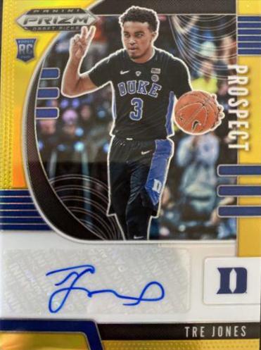 Tre Jones [Gold Prizm] #PA-TJ