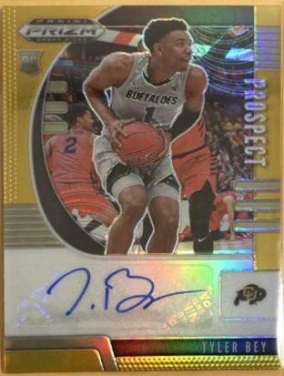 Tyler Bey [Gold Prizm] #PA-TB