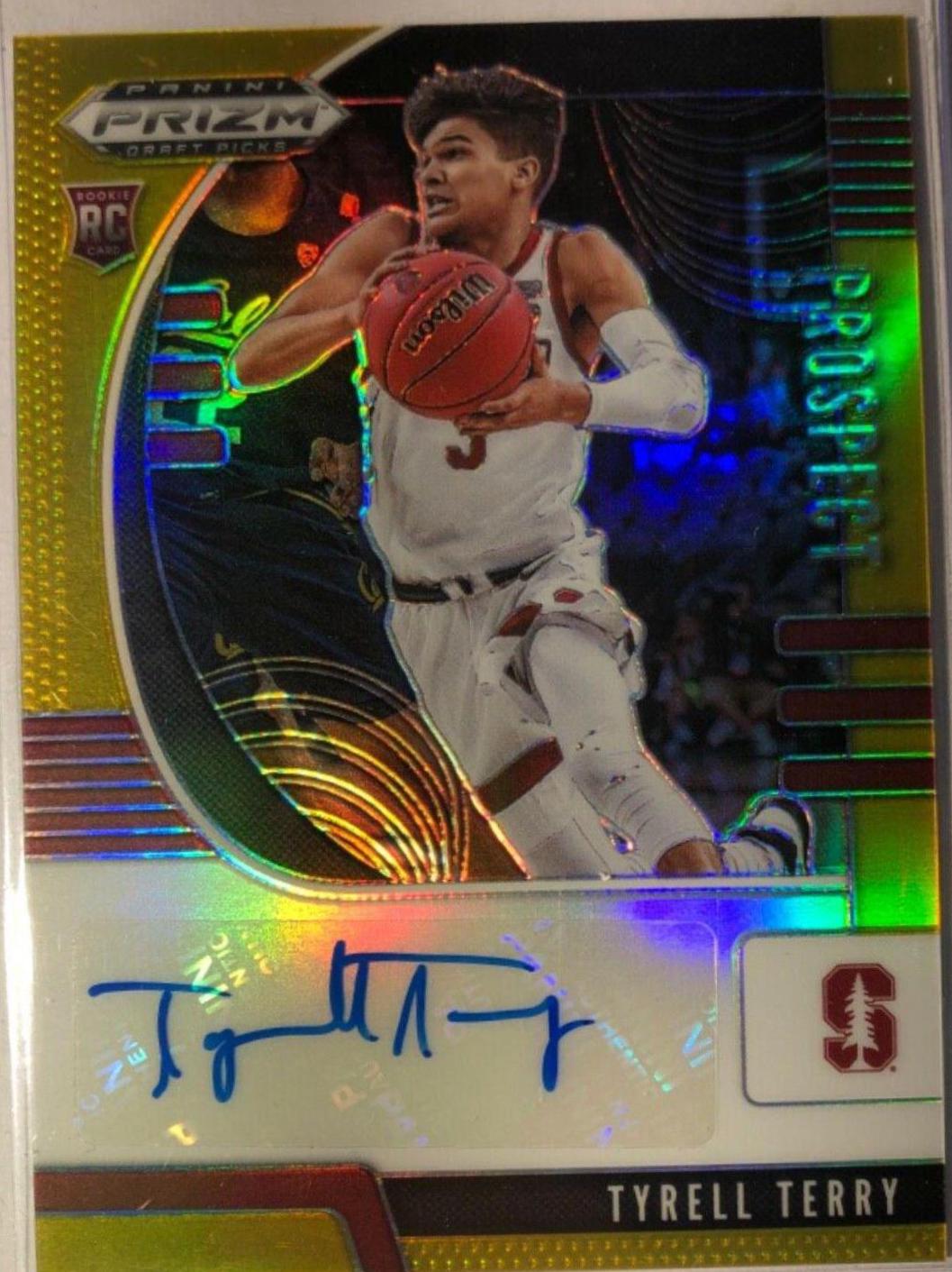 Tyrell Terry [Gold Prizm] #PA-TT