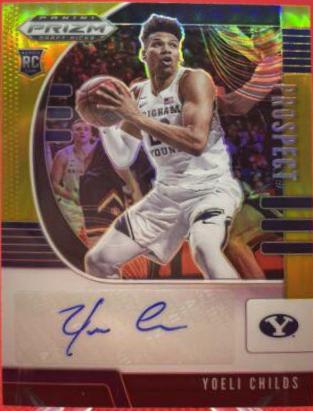 Yoeli Childs [Gold Prizm] #PA-YO