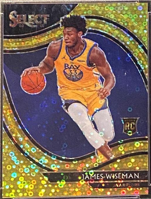 James Wiseman [Gold Disco Prizm] #299