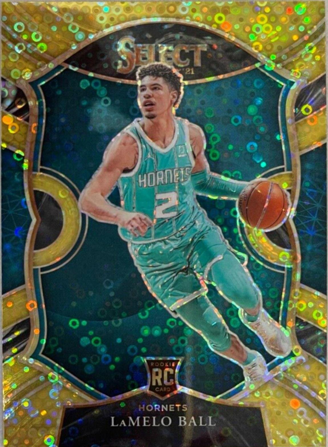 LaMelo Ball [Gold Disco Prizm] #63