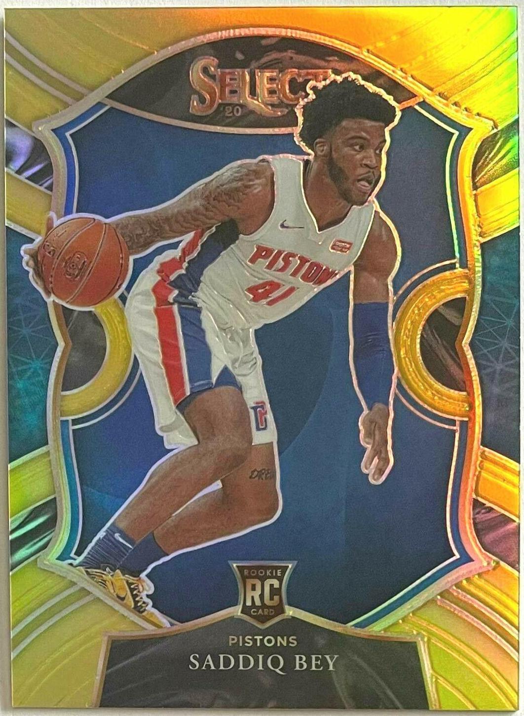 Saddiq Bey [Gold Prizm] #79