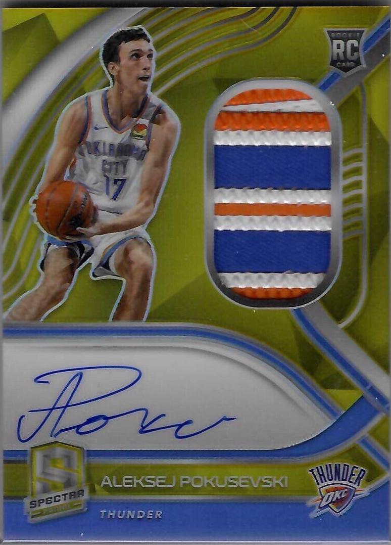 Aleksej Pokusevski [Jersey Autograph Gold] #199