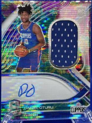 Daniel Oturu [Jersey Autograph Celestial] #197