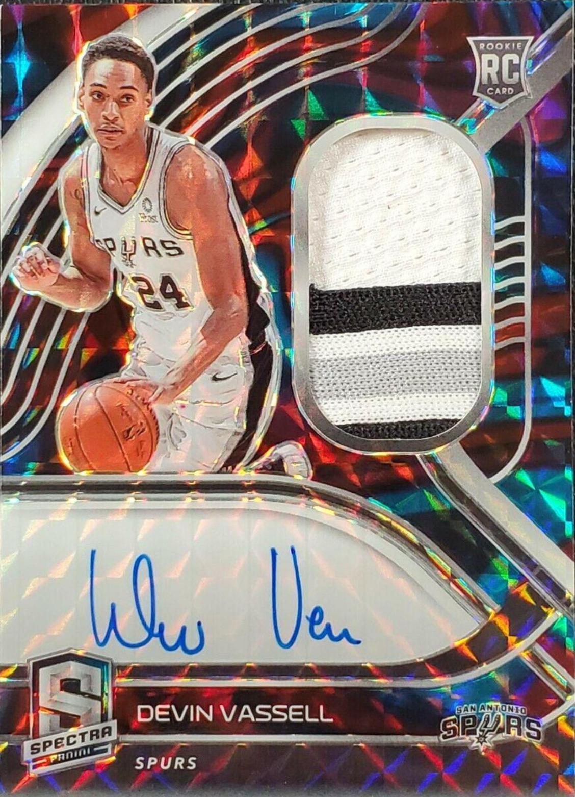 Devin Vassell [Jersey Autograph Interstellar] #200