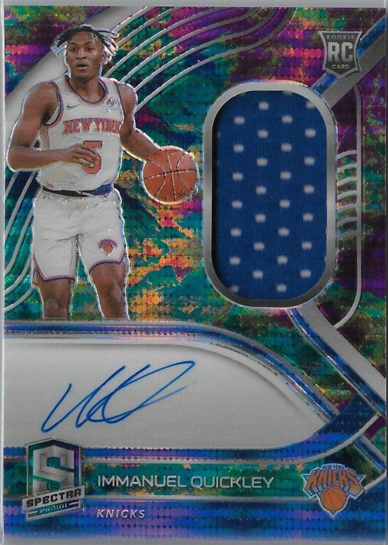 Immanuel Quickley [Jersey Autograph Celestial] #184