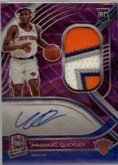 Immanuel Quickley [Jersey Autograph Purple Wave] #184