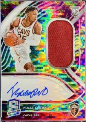 Isaac Okoro [Jersey Autograph Celestial] #217