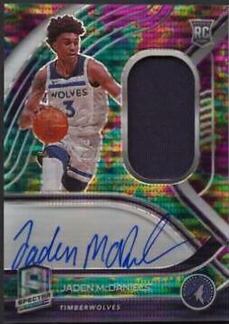 Jaden McDaniels [Jersey Autograph Celestial] #179
