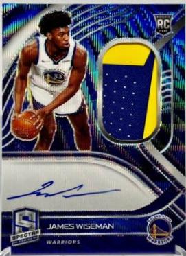 James Wiseman [Jersey Autograph Blue Wave] #209