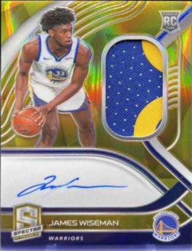 James Wiseman [Jersey Autograph Gold] #209