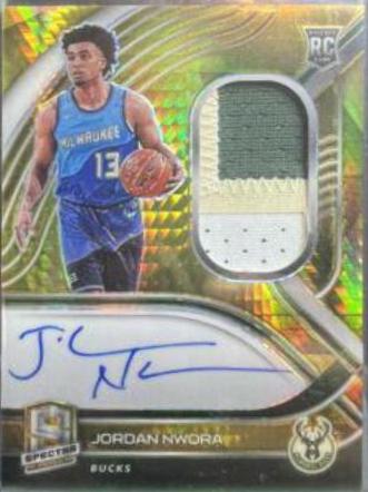 Jordan Nwora [Jersey Autograph Gold] #196