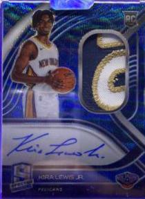Kira Lewis Jr. [Jersey Autograph Blue Wave] #185