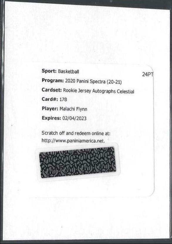 Malachi Flynn [Jersey Autograph Celestial] #178