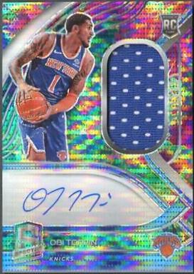 Obi Toppin [Jersey Autograph Celestial] #186
