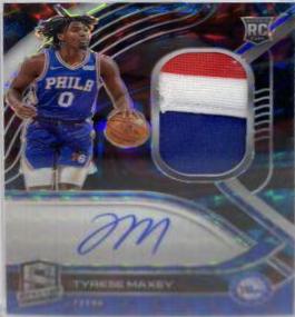 Tyrese Maxey [Jersey Autograph Interstellar] #204