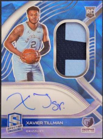 Xavier Tillman [Jersey Autograph Blue Wave] #214