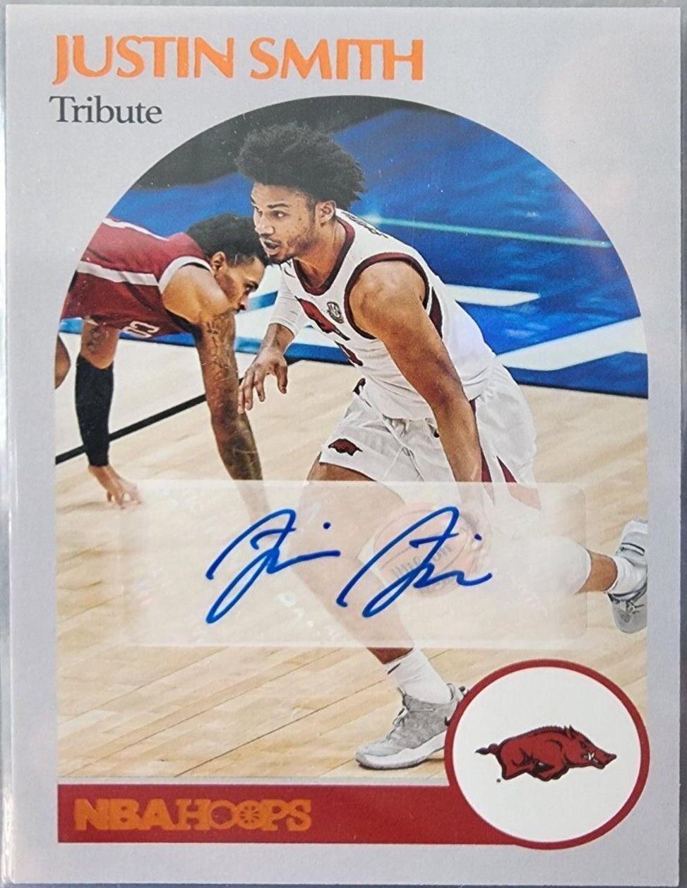 Justin Smith [Pink - Autograph] #HR-JSM