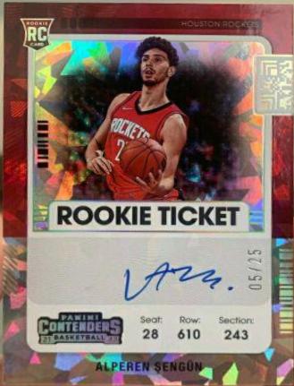Alperen Sengun [Autograph Cracked Ice] #116