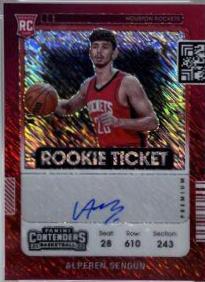 Alperen Sengun [Variation Autograph Red Shimmer] #116