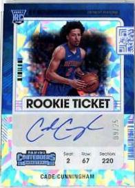 Cade Cunningham [Autograph Cracked Ice] #101