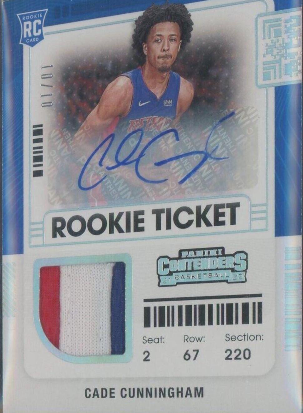 Cade Cunningham [Autograph Gold] #101