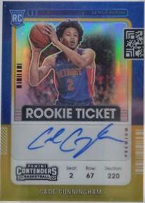 Cade Cunningham [Variation Autograph Gold] #101