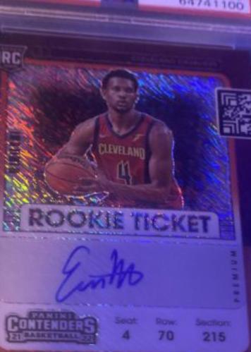 Evan Mobley [Autograph Red Shimmer] #103