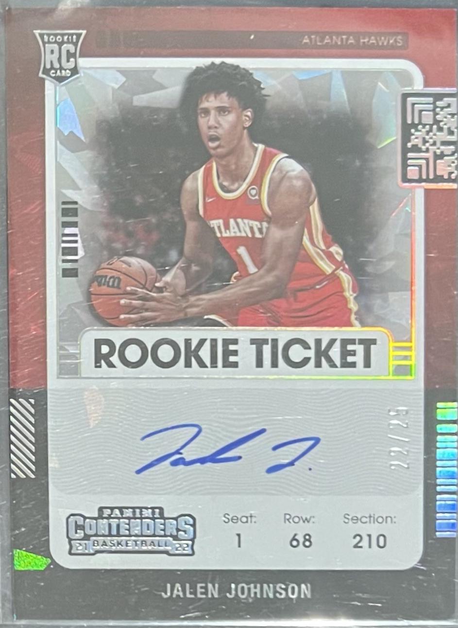 Jalen Johnson [Variation Autograph Cracked Ice] #120