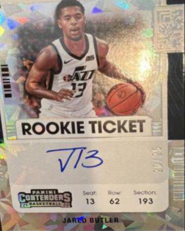 Jared Butler [Autograph Cracked Ice] #134