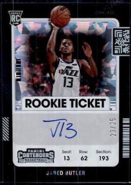 Jared Butler [Variation Autograph Cracked Ice] #134