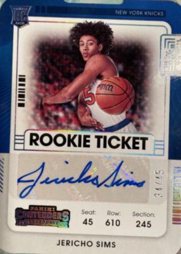 Jericho Sims [Autograph Stub] #151