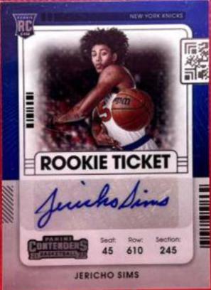 Jericho Sims [Autograph] #151