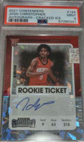 Josh Christopher [Autograph Cracked Ice] #124