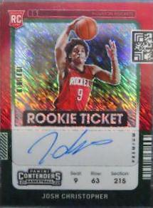 Josh Christopher [Autograph Green Shimmer] #124