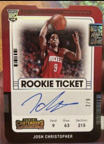Josh Christopher [Autograph Stub] #124