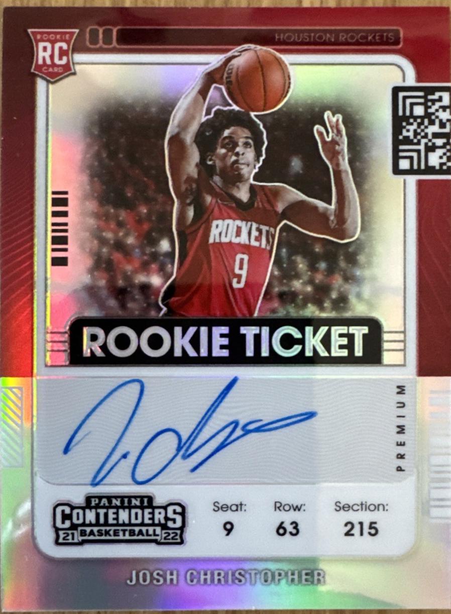 Josh Christopher [Variation Premium Autograph] #124