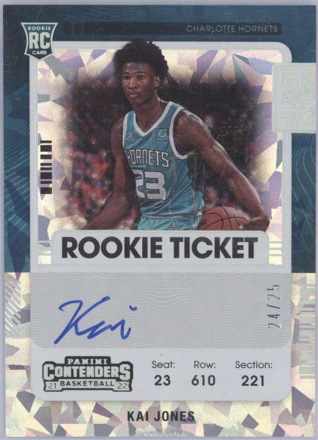 Kai Jones [Autograph Cracked Ice] #119