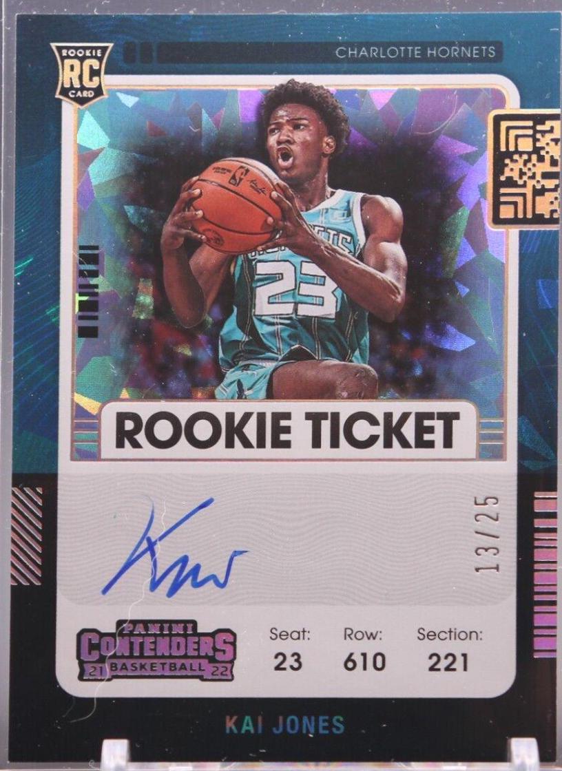 Kai Jones [Variation Autograph Cracked Ice] #119