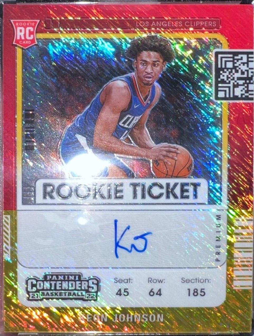Keon Johnson [Autograph Gold] #121