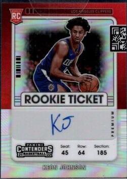 Keon Johnson [Premium Autograph] #121