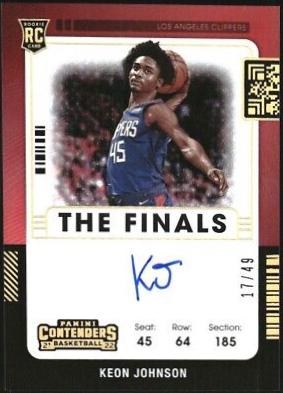 Keon Johnson [Variation Autograph Finals] #121