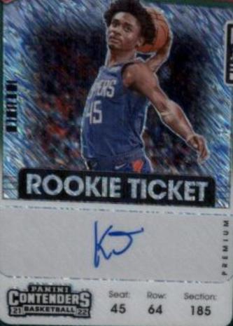 Keon Johnson [Variation Autograph Green Shimmer] #121