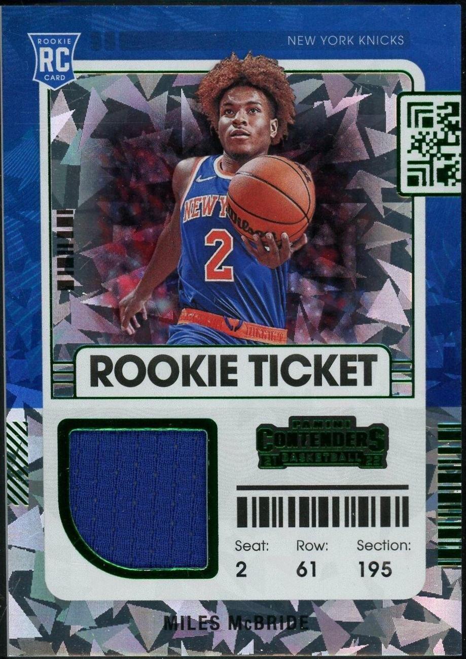 Miles McBride [Autograph Cracked Ice] #132