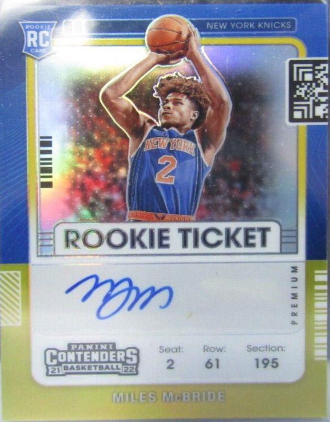 Miles McBride [Autograph Gold] #132